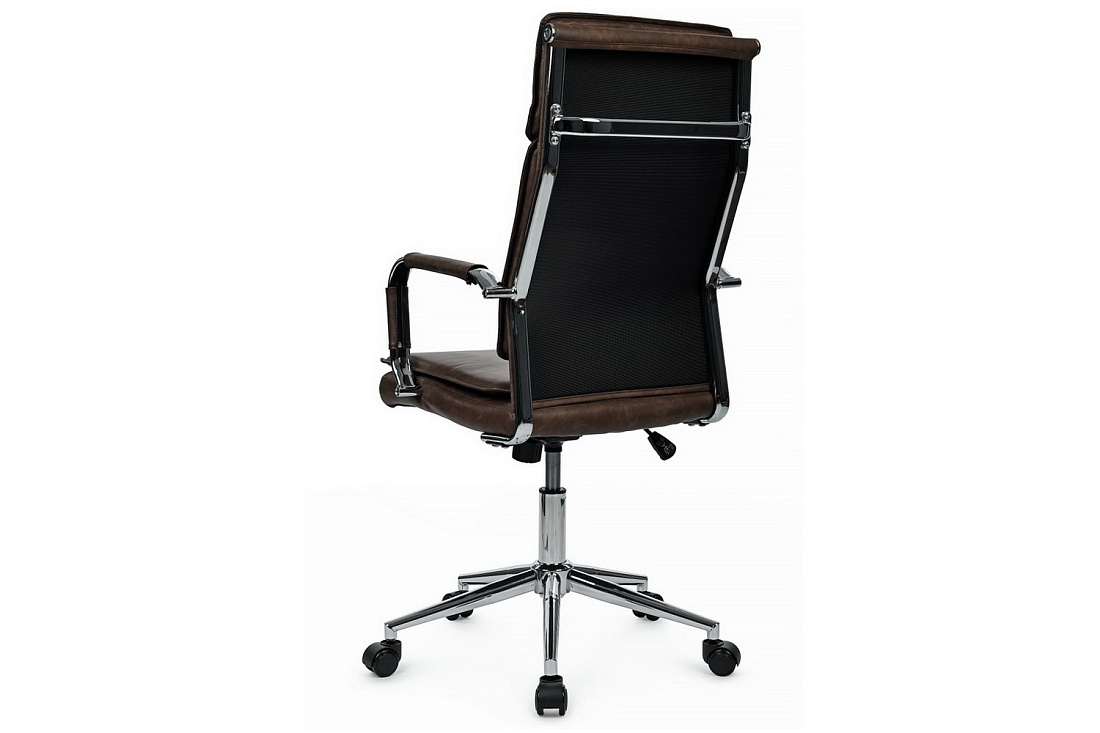 кресло руководителя rv chair dil 6018h коричневая экокожа фото
